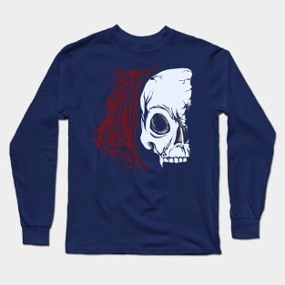 Vampire Skull Apparition Long Sleeve T-Shirt